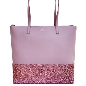 BRAND NEW. Rare,  pink glitter Kate Spade purse